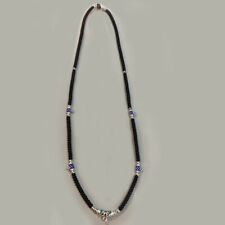 26" Necklace Silver 925+One Eye Coconut Shell Thai Amulet Handmade 5 amulet S13