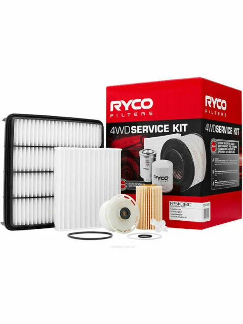 RYKO Oil Fuel Filters Kit for Toyota Landcruiser Vdj200 - Multicoloured