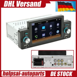 DAB+ Autoradio 1Din Apple Carplay Android Auto Navi Touchscreen BT FM USB Kamera - Bild 1 von 23