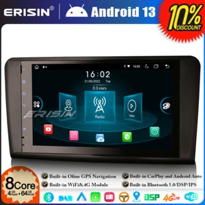8-Core Android 13 Car Stereo Sat Nav Mercedes ML/GL-Class W164 X164 CarPlay DSP - Picture 1 of 24