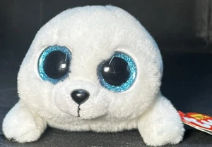 Ty Beanie Boos Icy the Seal blue glitter eyes with tags - Picture 1 of 6