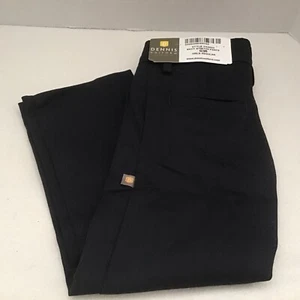 NWT Dennis Uniform Irvington Stretch Twill Flat Front Navy Pants Size 3R - Picture 1 of 8