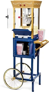 Nostalgia Popcorn Maker Machine - Professional Cart With 8 Oz Kettle Makes Up - Picture 1 of 12