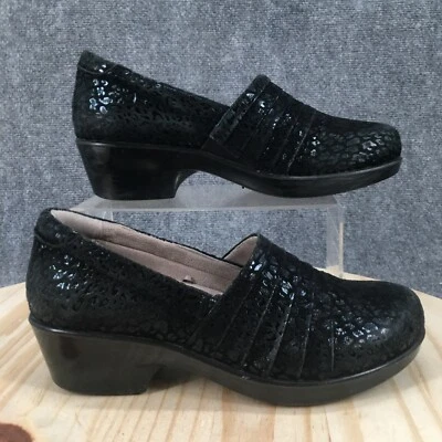 Zapatos Naturalizer Mujer 10 M Fanfarria Profesional Zuecos Cuero Negro Sin Cordones Foto 1 de 4