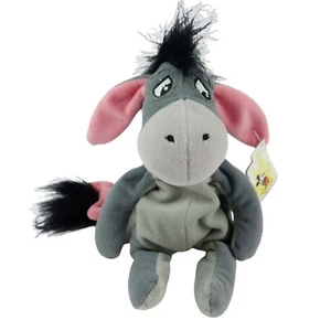 Walt Disney World Eeyore 10 Inch Bean Bag Plush w/ Hang Tag - Picture 1 of 6