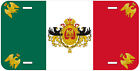 1864 - 1867 drapeau mexicain nouveauté étiquette voiture plaque d'immatriculation automobile