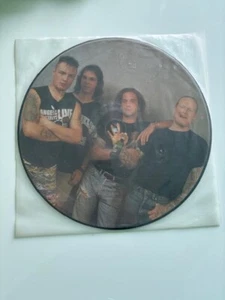 Börse Onkelz, Lügenmarsch Picture Vinyl Top Zustand Original 90er ME 530 - Bild 1 von 2