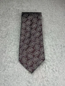 Joseph Abboud Neckwear Men’s Silk Slim Tie Purple Multicolor Geometric 2.75” in - Picture 1 of 16