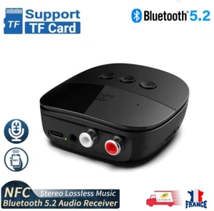 Récepteur Audio Bluetooth 5.2 U Disk, Carte TF, 2 RCA, prise AUX 3.5mm, NFC - Afbeelding 1 van 11