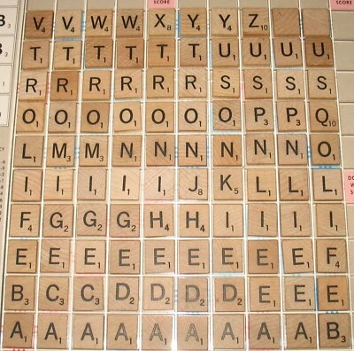 Conjunto completo de 100 peças de jogo de madeira para artesanato substituições - Imagem 1 de 3