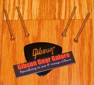 Gibson Les Paul Pickup Screws Set Gold Mounting Guitar Parts Humbucker Project F - Picture 1 of 3