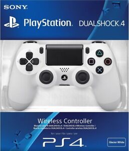 Manette de jeu sans fil pour PS4 V2 - Blanc , Bluetooth, Dualshock, Neuf, 6 axes