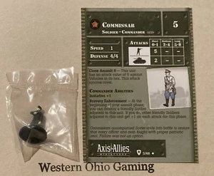 Axis & Allies Miniatures Base Set Commissar #3/48 NEW A&A Minis - Picture 1 of 1
