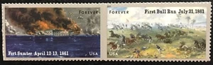 2011 Scott #4522-23 - Forever - CIVIL WAR - FORT SUMTER - Pair of Stamps - MNH - Picture 1 of 1