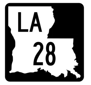 Louisiana State Highway 28 Sticker Decal R5755 Highway Route Sign - Picture 1 of 1