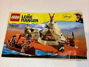Lego SOLO INSTRUCCIONES Comanche Camp 79107 Lone Ranger - Imagen 1 de 4
