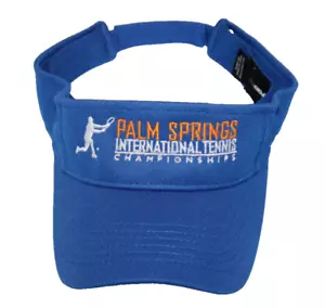 blue Sport-Tek visor Palm Springs International Tennis Championships CA - Picture 1 of 7