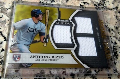 ANTHONY RIZZO 2011 Bowman GOLD REFRACTOR SP RARE Rookie Card RC 36/50 Yankees $$ - Image 1 of 4
