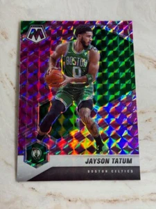 JASON TATUM - 2020-21 PANINI MOSAIC BASKETBALL PINK CAMO INSERT CARD - Picture 1 of 2