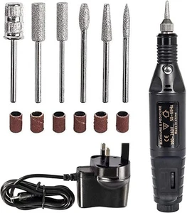 Electric Nail File for Thick Toe Nails, Adjustable Speed Electric Nail Drill Por - Picture 1 of 7