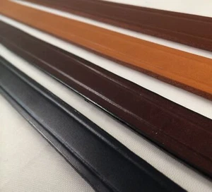 Finished Leather Strips Blanks Strips for Crafts 9-10 oz.  7 widths & 4 colors - Picture 1 of 7