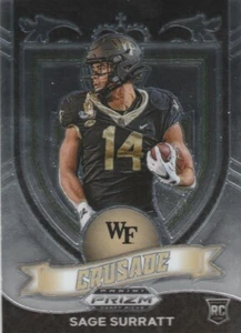2021 Panini Prizm Draft Picks Crusade Sage Surratt RC #177 - Bild 1 von 2