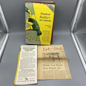 Amateur Builder 's Handbook by Hubbard Cobb (1950) HC DJ 1951 Wm. H. Wise & Co. - Picture 1 of 16