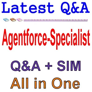 Salesforce Certified Agentforce Specialist Exam Q&A - Picture 1 of 1