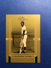 2005 Donruss Classics #d/1000 Billy Williams NM #226 Shipping $0.99