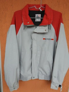FERODO Vintage 80s Work Jacket Large Gray Chore Coat Car Mechanic Garage Auto - Picture 1 of 10