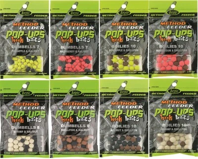 POP-UP LORPIO METHOD FEEDER HOOK BAITS POP-UPS DUMBELLS BOILIES KARPFENKÖDER - Bild 1 von 4