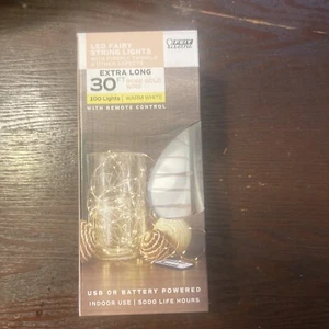 FEIT Fairy Light LED 30 Foot Rose Wire Light (Free Shipping) - Picture 1 of 4