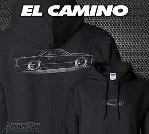 Sudadera con capucha El Camino Chevrolet 1978-1987 G-Body Chevy GMC Sprint - Imagen 1 de 23