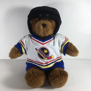 Build A Bear Marrón Taller Hockey sobre Hielo Ropa Conjunto Pantalones Jersey Patines Sombrero - Imagen 1 de 8