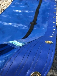 Hobie Katze 16 Trampolin Ocean Serie Blau Netz mit Blau Robust Wrap Hobie 16 - Bild 1 von 6