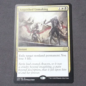 Anguished Unmaking 170 Magic The Gathering Double Masters 2022 raro casi nuevo - Imagen 1 de 2
