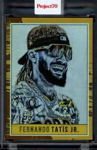 2021 Topps Project 70 Card #559 Fernando Tatis Jr Lauren Taylor Rainbow Foil /70 - Picture 1 of 2