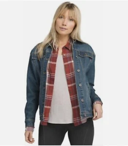 Giacca Jean Prana Donna Detra Denim Blu Taglia Small Prezzo al dettaglio al dettaglio $115 - Foto 1 di 11