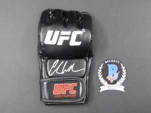 Chris Weidman Signed Autographed UFC Fight Glove UFC Champion HOF BAS COA - Picture 1 of 2