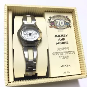 SEIKO ALBA AKA Disney Mickey Mouse & Minnie Mouse 70th Anniversary - Picture 1 of 7