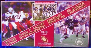VCR College Bowl Game 100% Complete Vintage 1987 Bo Knows Football...Do You? - Picture 1 of 7