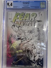 Fear Agent #1 CGC 9.4 RARE Retailer Summit 2005 Exclusive Homage Cover TV Series