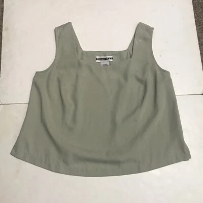Dana Kay Suit Inner Size 22p Green Sleeveless 2814 - Image 1 of 4