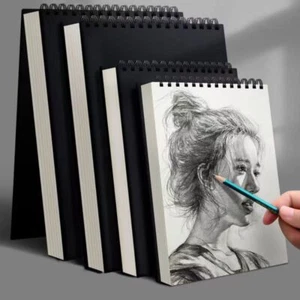 Spiral Bound Thick Drawing Paper 30 Sheets Artist Sketch Pad Sketch - Bild 1 von 13