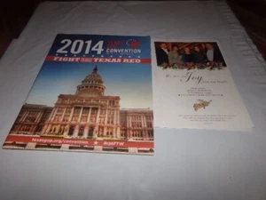 Set 2 Texas Republican Convention Fort Worth Karte Rick Perry Weihnachtskarte 2014 - Bild 1 von 12