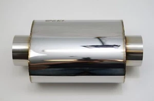 1320 ultra quiet resonator muffler stainless steel universal 3.5" inlet & out - Picture 1 of 12