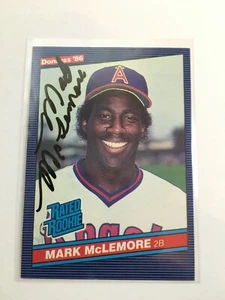 F66271 In Person Autographed Auto Signed Baseball Card MARK MCLEMORE ANGELS - Picture 1 of 1