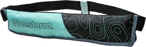 Manual Inflatable Belt Pack Life Jacket Bluestorm Cirro 16 -Teal - USCG Approved - Picture 1 of 8
