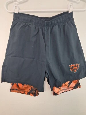 Pantalones Cortos para Correr Chicago Bears Para Hombre Pequeños FOCO NFL con Forro Nuevos con Etiquetas Foto 1 de 3