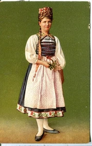 Switzerland Knonaueramt Säuliamt Affoltern - Braut Bride Dress Costume postcard - Picture 1 of 4